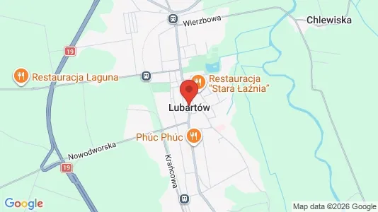 Apartments for rent i Lubartowski - kort over placeringen