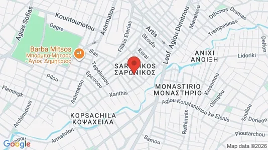 Apartments for rent i Agios Dimitrios - kort over placeringen