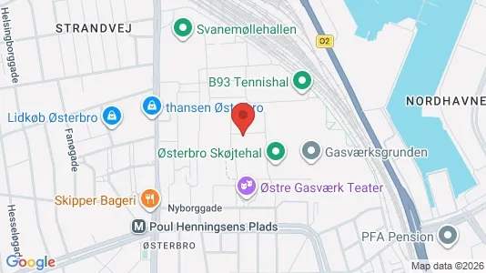 Apartments for rent i Østerbro - kort over placeringen