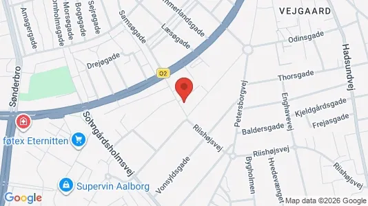 Apartments for rent i Aalborg Center - kort over placeringen