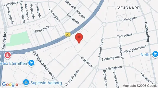 Apartments for rent i Aalborg Center - kort over placeringen