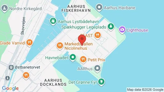 Apartments for rent i Aarhus C - kort over placeringen