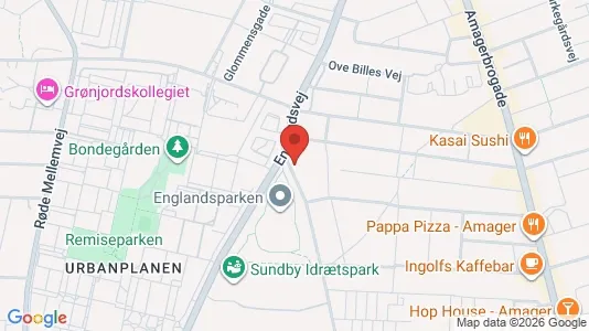 Apartments for rent i Copenhagen S - kort over placeringen