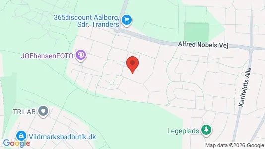 Apartments for rent i Aalborg Øst - kort over placeringen