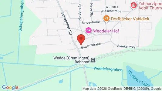 Apartments for rent i Wolfenbüttel - kort over placeringen