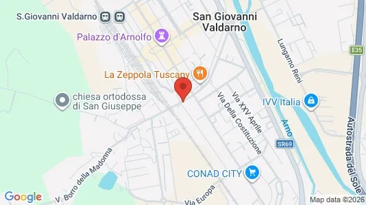 Rooms for rent i San Giovanni Valdarno - kort over placeringen