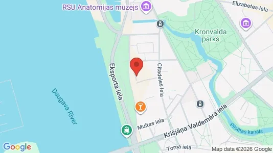 Apartments for rent i Riga Centrs - kort over placeringen