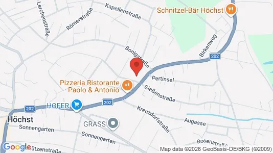 Apartments for rent i Fußach - kort over placeringen