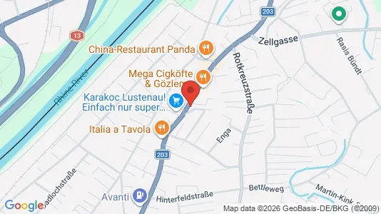 Apartments for rent i Fußach - kort over placeringen