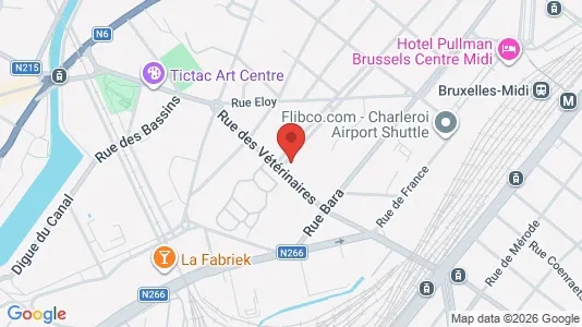 Apartments for rent i Brussels Anderlecht - kort over placeringen
