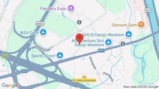 Apartments for rent i Gent Sint-Denijs-Westrem - kort over placeringen