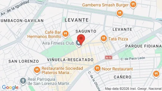 Rooms for rent i Córdoba - kort over placeringen