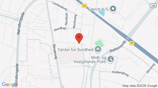 Apartments for rent i Holstebro - kort over placeringen