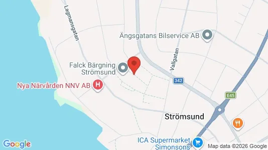 Apartments for rent i Strömsund - kort over placeringen
