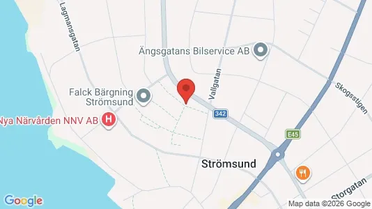Apartments for rent i Strömsund - kort over placeringen