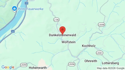Apartments for rent i Dunkelsteinerwald - kort over placeringen