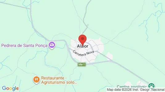 Apartments for rent i Alaior - kort over placeringen