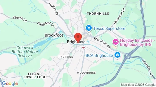 Apartments for rent i Brighouse - West Yorkshire - kort over placeringen