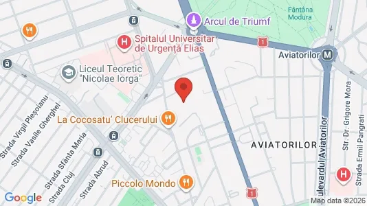 Apartments for rent i Bucharest - Sectorul 1 - kort over placeringen