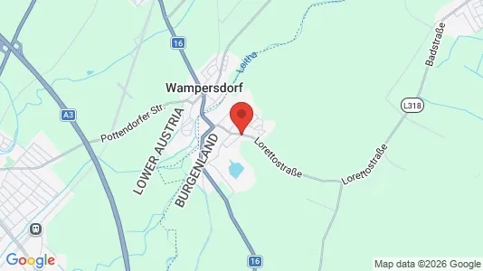 Apartments for rent i Wimpassing an der Leitha - kort over placeringen