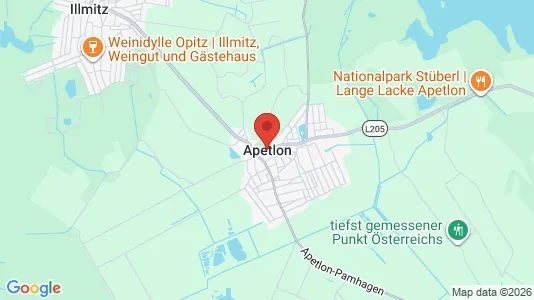 Apartments for rent i Apetlon - kort over placeringen