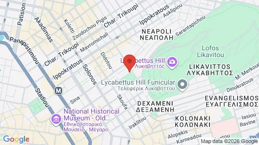 Apartments for rent i Athens Exarchia - kort over placeringen