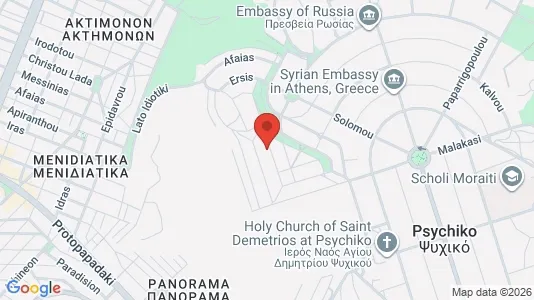 Apartments for rent i Filothei-Psychiko - kort over placeringen