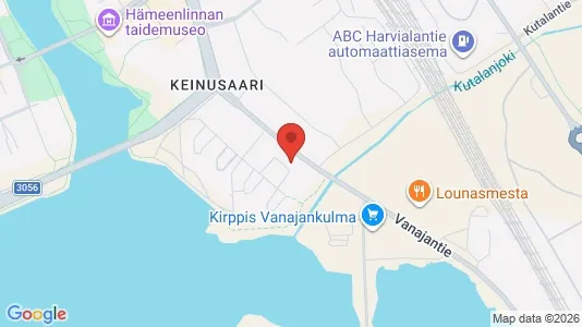 Apartments for rent i Hämeenlinna - kort over placeringen
