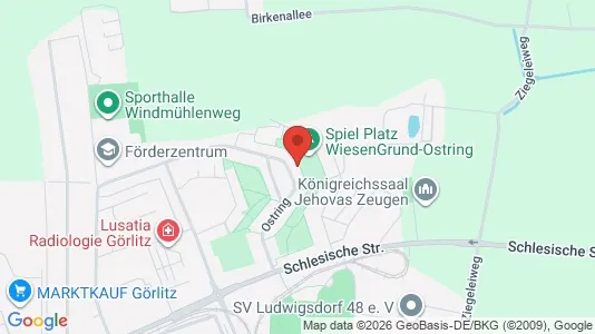 Apartments for rent i Görlitz - kort over placeringen