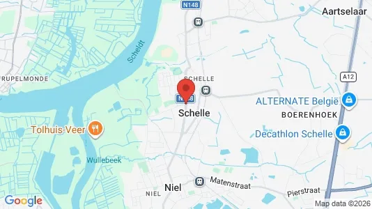 Apartments for rent i Schelle - kort over placeringen