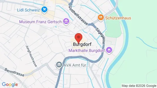 Apartments for rent i Emmental - kort over placeringen