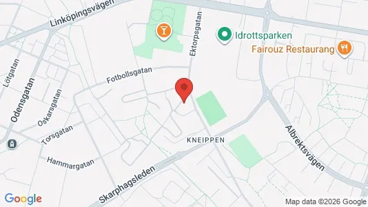 Apartments for rent i Norrköping - kort over placeringen