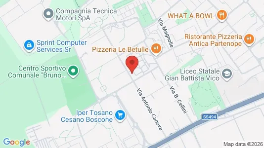 Rooms for rent i Corsico - kort over placeringen