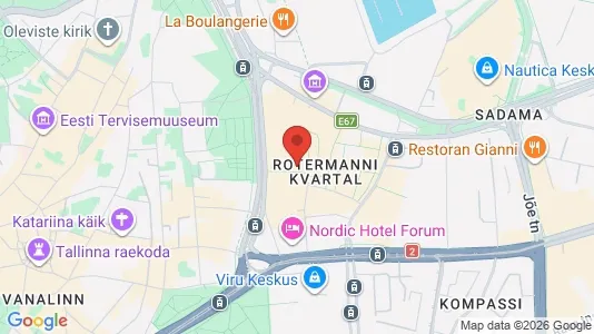 Apartments for rent i Tallinn Kesklinna - kort over placeringen