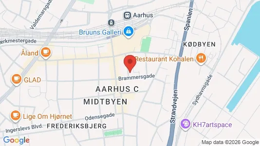 Apartments for rent i Aarhus C - kort over placeringen