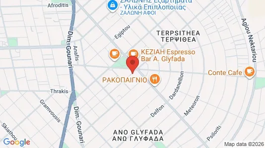 Apartments for rent i Elliniko-Argyroupoli - kort over placeringen