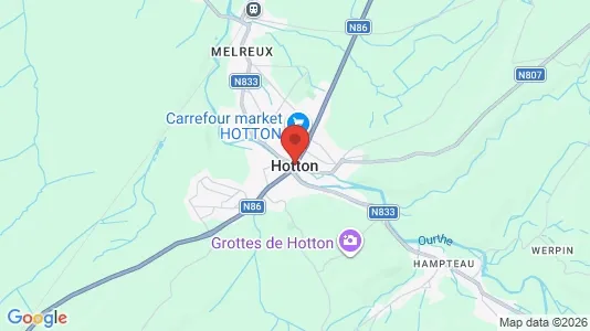 Apartments for rent i Hotton - kort over placeringen