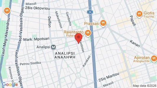 Apartments for rent i Thessaloniki - kort over placeringen