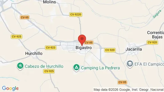 Apartments for rent i Bigastro - kort over placeringen