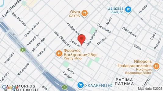Apartments for rent i Agia Paraskevi - kort over placeringen