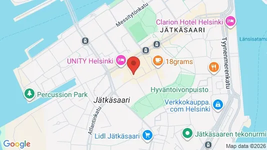 Rooms for rent i Helsinki Eteläinen - kort over placeringen