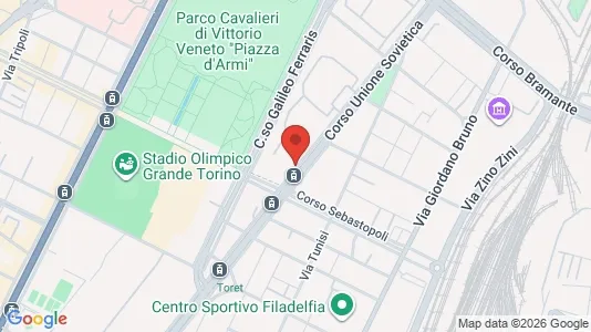 Rooms for rent i Turin - kort over placeringen