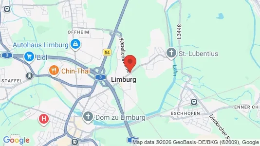 Apartments for rent i Limburg-Weilburg - kort over placeringen