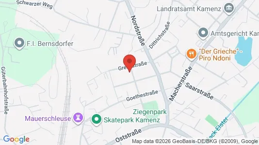 Apartments for rent i Bautzen - kort over placeringen