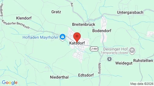 Apartments for rent i Katsdorf - kort over placeringen