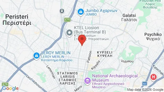 Apartments for rent i Athens Agios Nikolaos - kort over placeringen