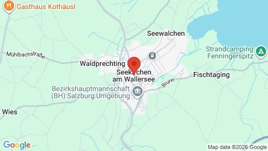 Apartments for rent i Seekirchen am Wallersee - kort over placeringen