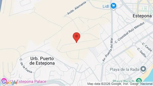 Apartments for rent i Estepona - kort over placeringen