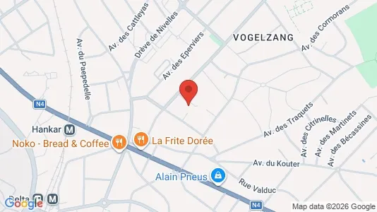 Apartments for rent i Brussels Oudergem - kort over placeringen