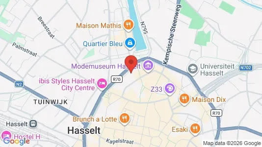 Apartments for rent i Hasselt - kort over placeringen
